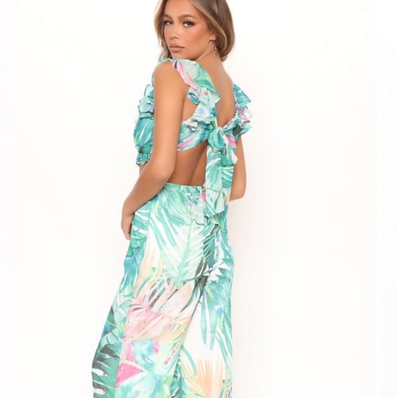 Vacation Jumpsuit Tropical - Picture 2 of 2